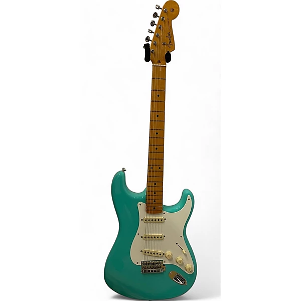 Used 2024 Fender AMERICAN VINTAGE II 1957 STRATOCASTER Seafoam Green Solid Body Electric Guitar