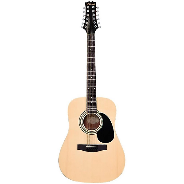 Mitchell D120S12E 12 String Dreadnought Acoustic Electric Guitar Natural