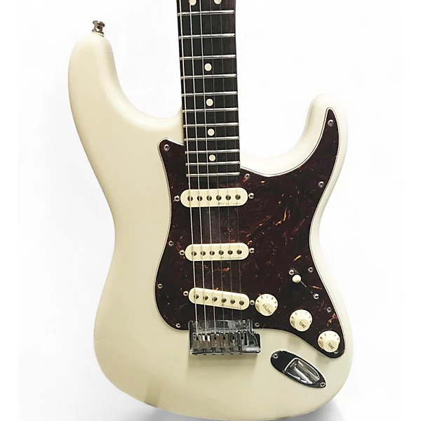 Used Fender Custom Shop Jeff Beck Stratocaster White Solid Body Electric Guitar