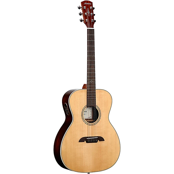 Alvarez AF70E Folk OM Acoustic Electric Guitar Natural