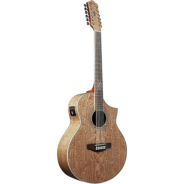 Ibanez Exotic Wood Series EW2012ASENT 12 String Acoustic Electric Guitar Gloss Natural