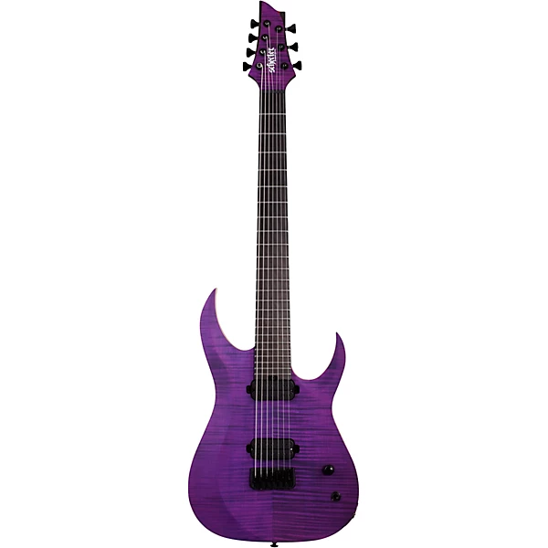 John Browne Tao 7 Electric Guitar Satin Trans Purple