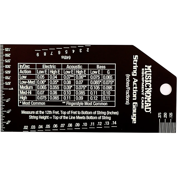 Precision String Action Gauge