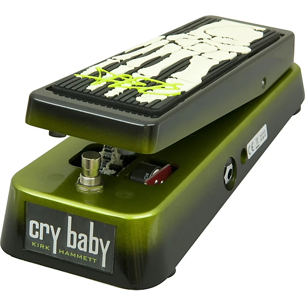 KH95 Kirk Hammett Signature Cry Baby Wah Guitar Effects Pedal Black and Green