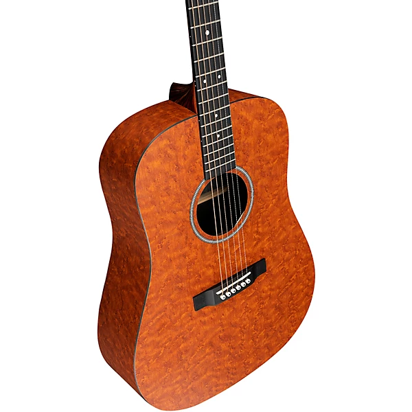 Martin Special Birdseye HPL X Series Dreadnought Acoustic Electric Guitar Cognac