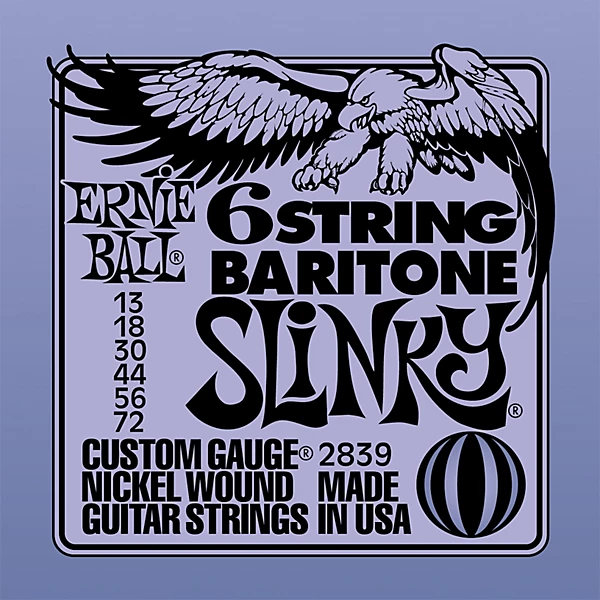 2839 Baritone Electric Guitar String Set