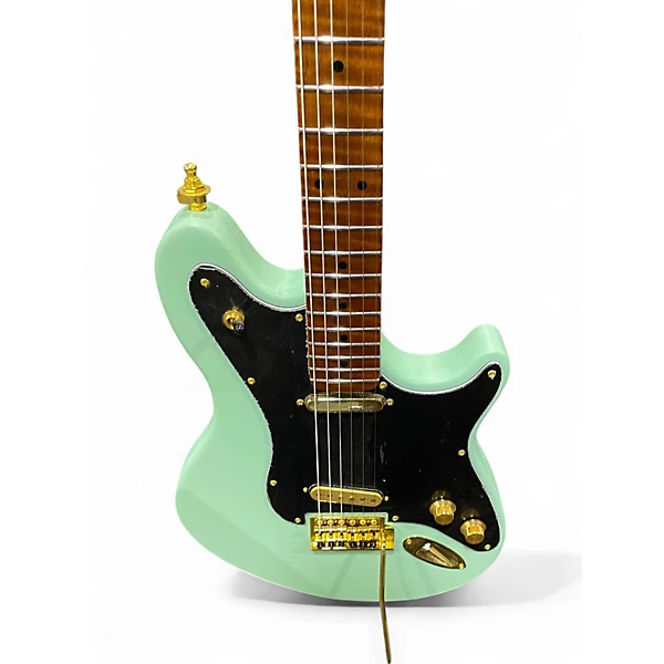 Custom Build Used Custom Build Wolf JM Seafoam Green Solid Body Electric Guitar.gc
