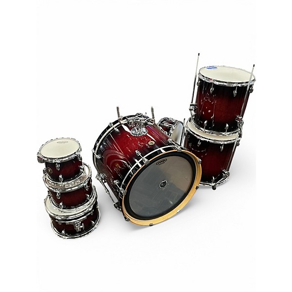 Gretsch Drums Used 2016 Gretsch Drums 7 Piece Catalina Maple Wine Red Drum Kit.gc