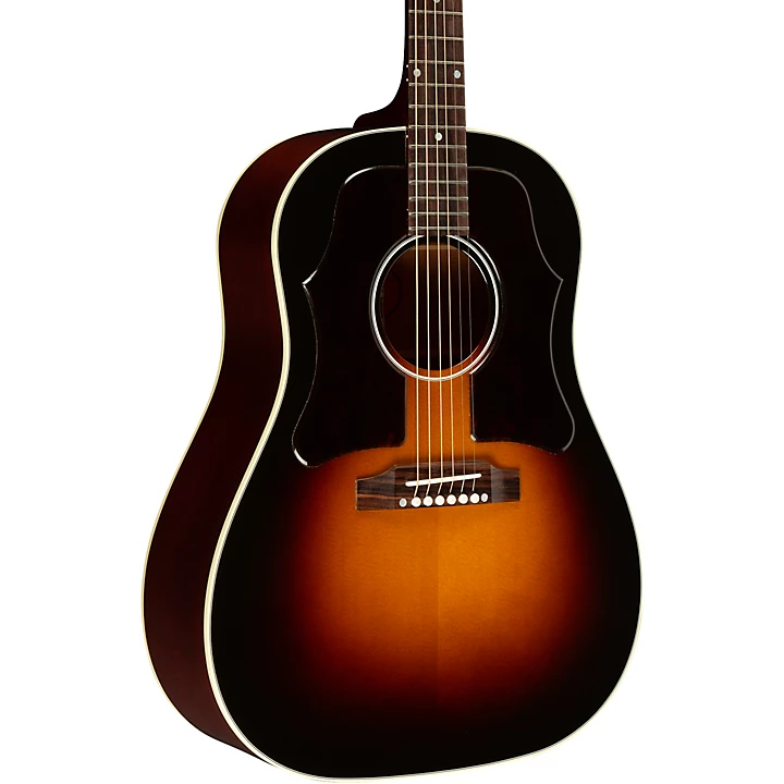 Gibson '50s J 45 Original Double Guard Limited Edition Acoustic Electric Guitar Vintage Sunburst