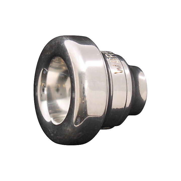 Two Piece Tenor Trombone Mouthpiece System in Silver 1 Backbore Only