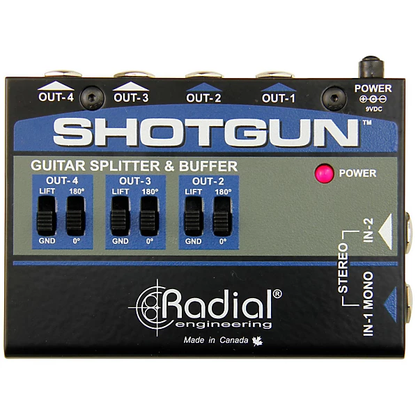 Radial Engineering Shotgun 4 Channel Amp Driver