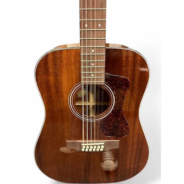 Used Guild D1212 Mahogany 12 String Acoustic Electric Guitar