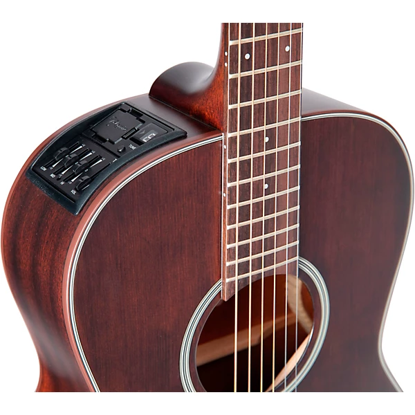 GY21E New Yorker Acoustic Electric Guitar Satin Molasses