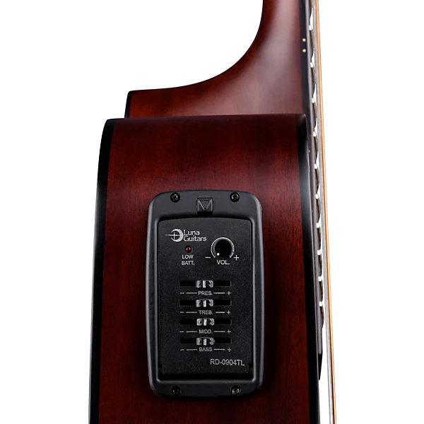 Luna Wabi Sabi Grand Concert Acoustic Electric Guitar Natural