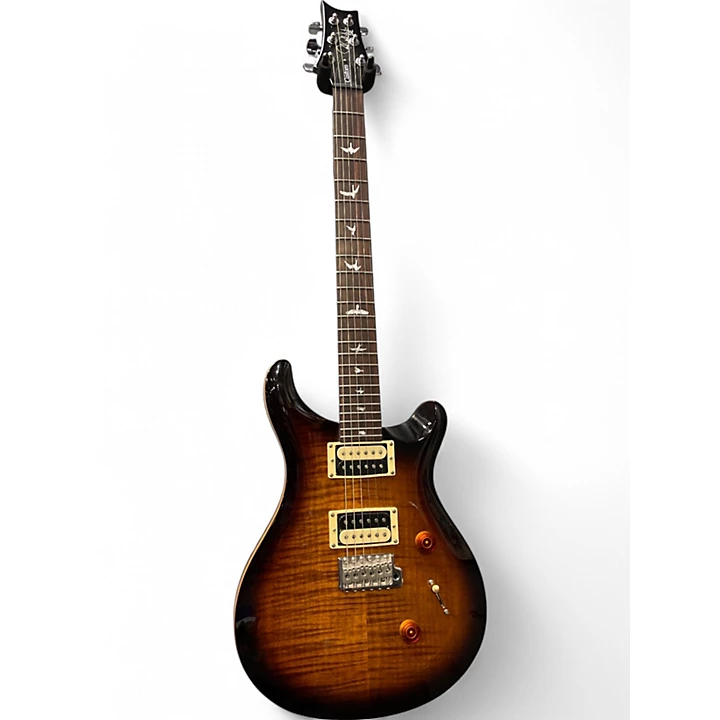 PRS Used PRS SE Custom 24 BLACK GOLD BURST Solid Body Electric Guitar.gc