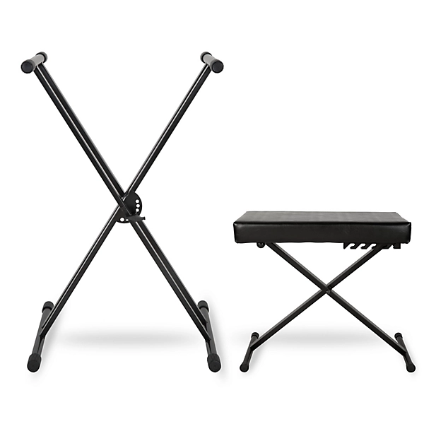 KBX2 Double Braced Keyboard Stand and Deluxe Keyboard Bench