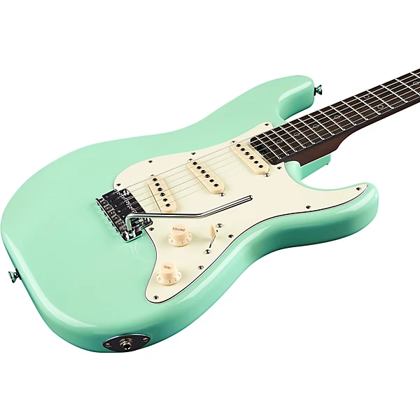 Schecter Guitar Research Custom Shop Nick Johnston Traditional Electric Guitar Atomic Green Mint Green Pickguard