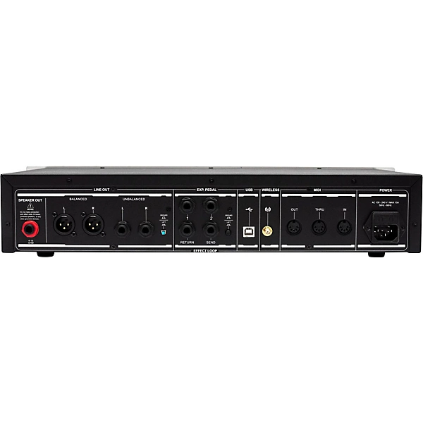 Positive Grid BIAS Rack Guitar and Bass Amplifier Head Black and Silver