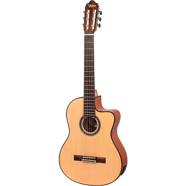 VC704 700 Series Nylon String Classical Acoustic Electric Guitar Natural