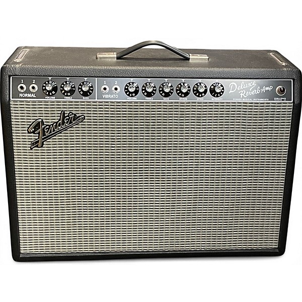 Used Fender 1965 Deluxe Reverb 22W Tube Guitar Amp Head