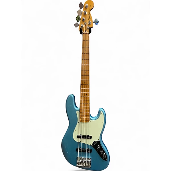 Used Fender Player Plus Jazz Bass V opal spark Electric Bass Guitar
