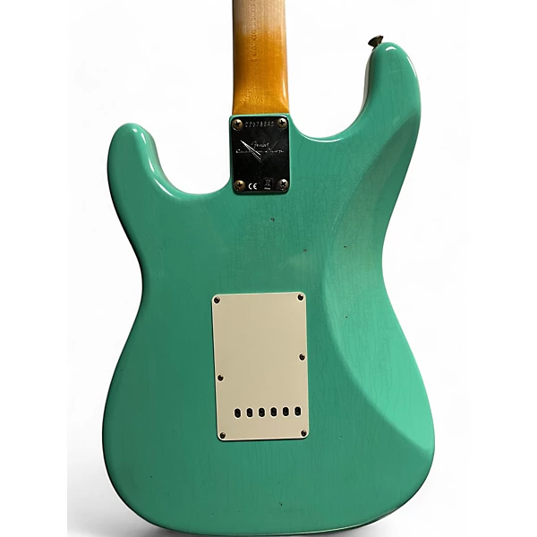 Used 2024 Fender Custom Shop 59 Journeyman Stratocaster Super Faded/aged Sea Foam Green Solid Body Electric Guitar