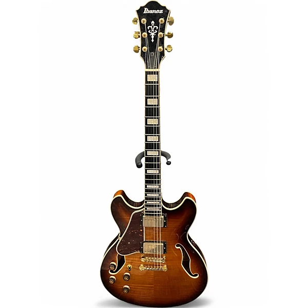 Used Ibanez AS93FML VLS 5B 02 VIOLIN BURST Hollow Body Electric Guitar