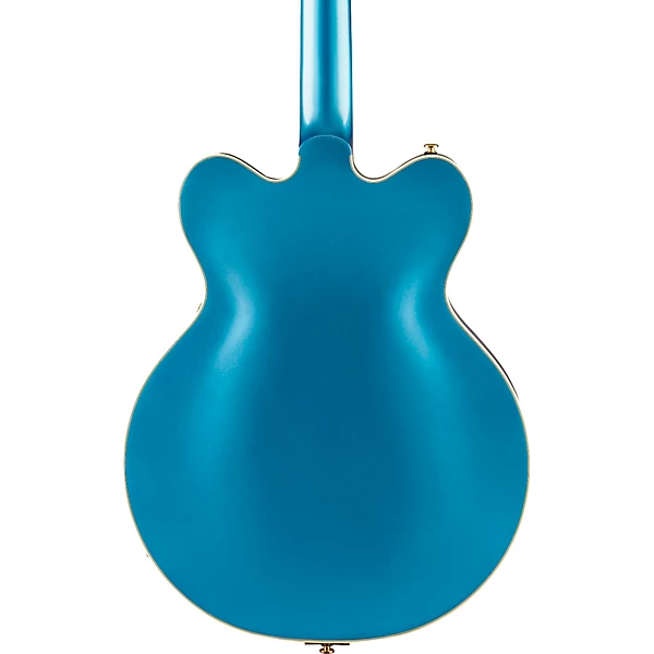 Streamliner Cat Eye Limited Edition Center Block Electric Guitar With Bigsby Gold Hardware Riviera Blue