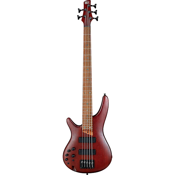 SR505EL Left Handed 5 String Electric Bass Brown Mahogany