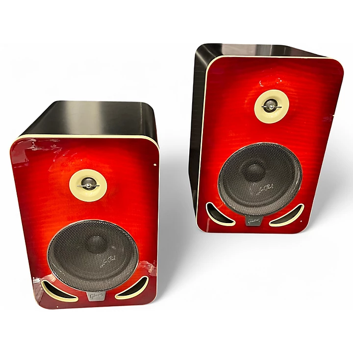 Gibson Used 2015 Gibson Limited Edition LP8 Studio Monitor Pair Powered Monitor.gc