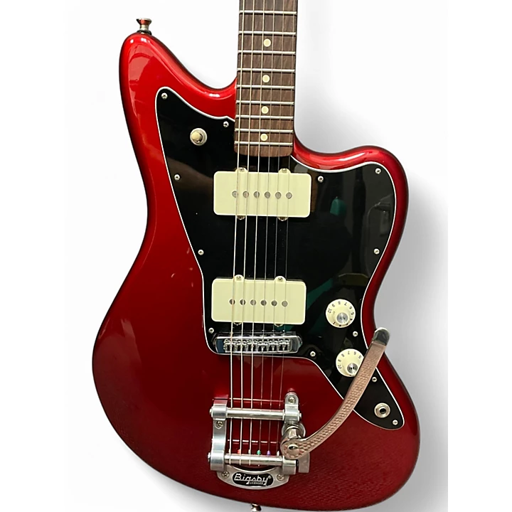 Used 2016 Fender American Special Jazzmaster Limited Edition with  Bigsby Candy Apple Red Solid Body Electric Guitar