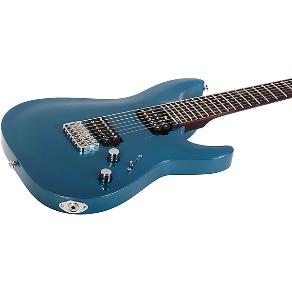 Schecter Guitar Research Aaron Marshall AM 7 7 String Electric Guitar Cobalt Slate