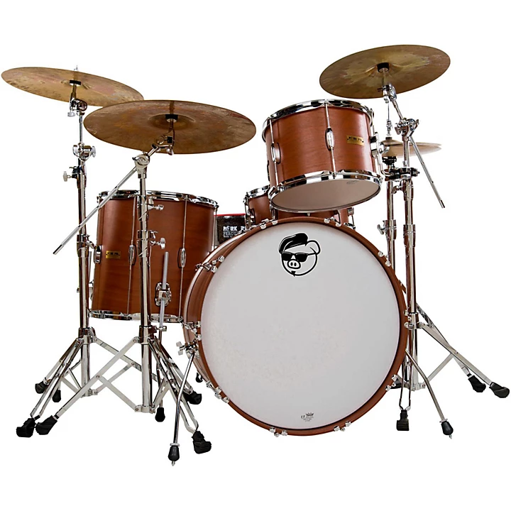 Hip Pig 3 Piece Rock Shell Pack Exotic Eastern Mahogany Satin Natural