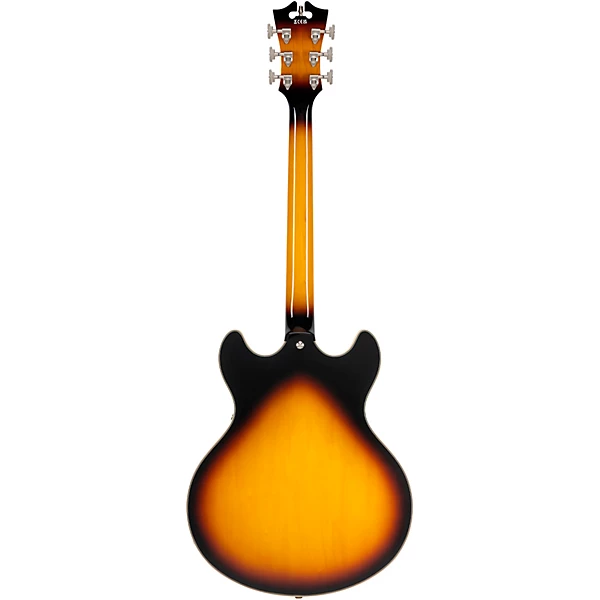 D'Angelico Premier DC Limited Edition Semi Hollow Electric Guitar Vintage Sunburst