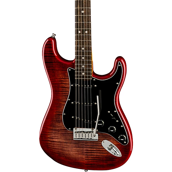 Fender American Ultra Stratocaster Ebony Fingerboard Limited Edition Electric Guitar Umbra Burst