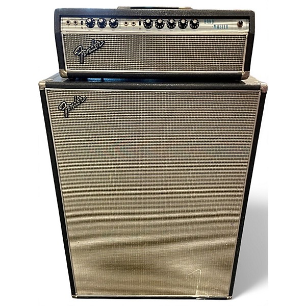 Vintage 1968 Fender Band Master Head & Cab Tube Guitar Combo Amp
