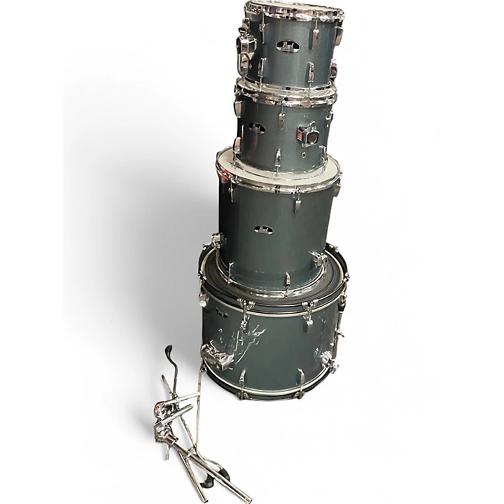 Pearl Used Pearl 4 Piece Roadshow Blue Drum Kit.gc