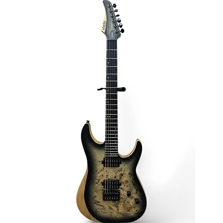 Schecter Guitar Research Used Schecter Guitar Research REAPER 6 CHARCOAL BURST Solid Body Electric Guitar