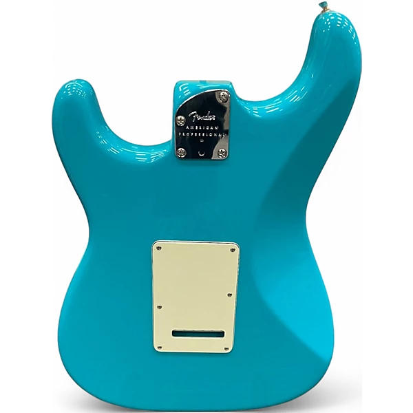 Used Fender American Professional II Stratocaster Baltic Blue Solid Body Electric Guitar