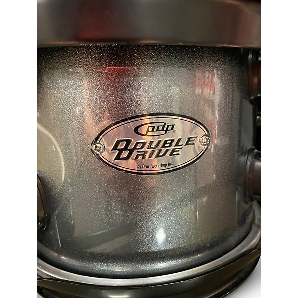 PDP by DW Used PDP by DW 8 Piece DOUBLE DRIVE Gray Drum Kit