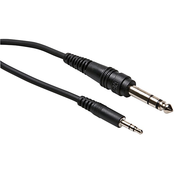 CMS103 35mm Male TRS to 1 4in Male TRS Stereo Interconnect Patch Cable 3 ft