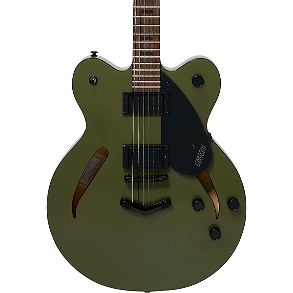 Gretsch Guitars Streamliner Cateye Center Block Black Hardware Limited Edition Electric Guitar Olive Drab