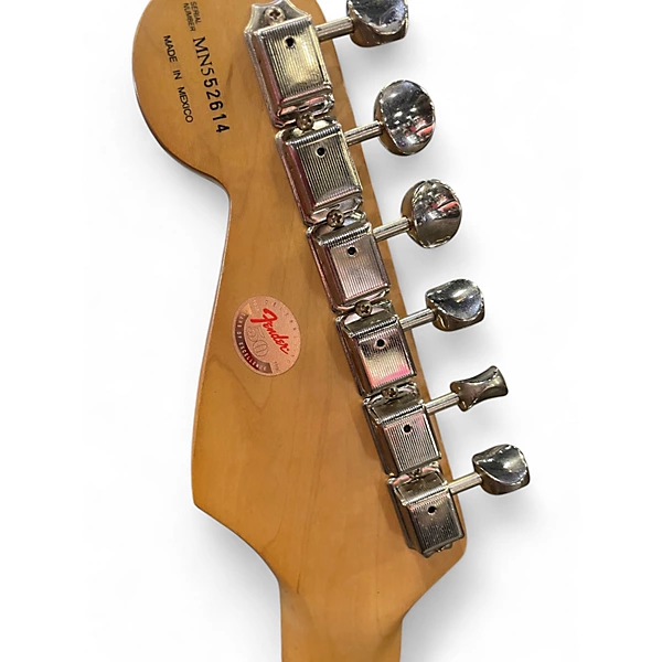 Used Fender Player Stratocaster Black Solid Body Electric Guitar