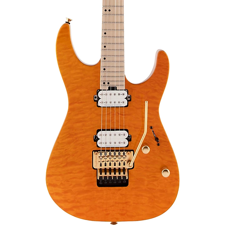 Charvel Pro Mod DK24 HH FR M QM Electric Guitar Dark Amber