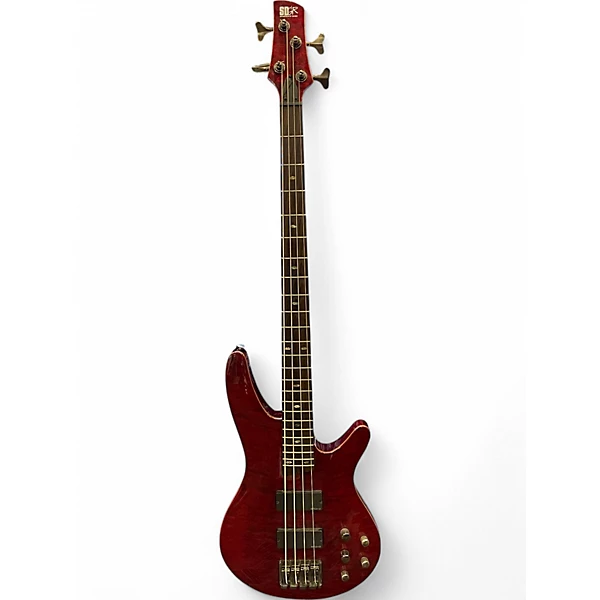 Used Ibanez SRA500 Red Electric Bass Guitar