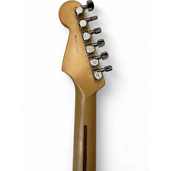 Used Fender American Deluxe Stratocaster Mystic 3 Color Burst Solid Body Electric Guitar