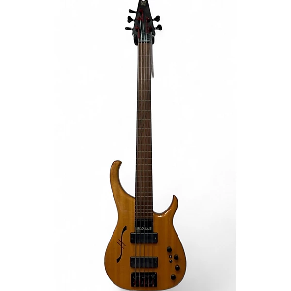 Modulus Guitars Used Modulus Guitars Q5 Quantum 5 String Fretless Semi Hollow Electric Bass Guitar.gc