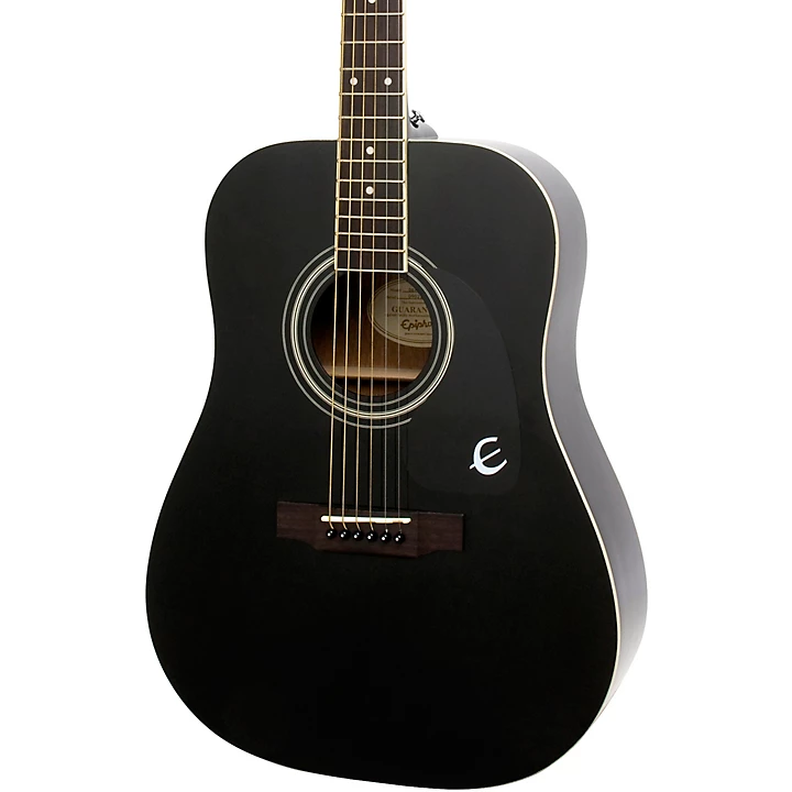 DR 100 Acoustic Guitar Black