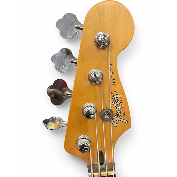Used 2002 Fender Player Jazz Bass Black Electric Bass Guitar