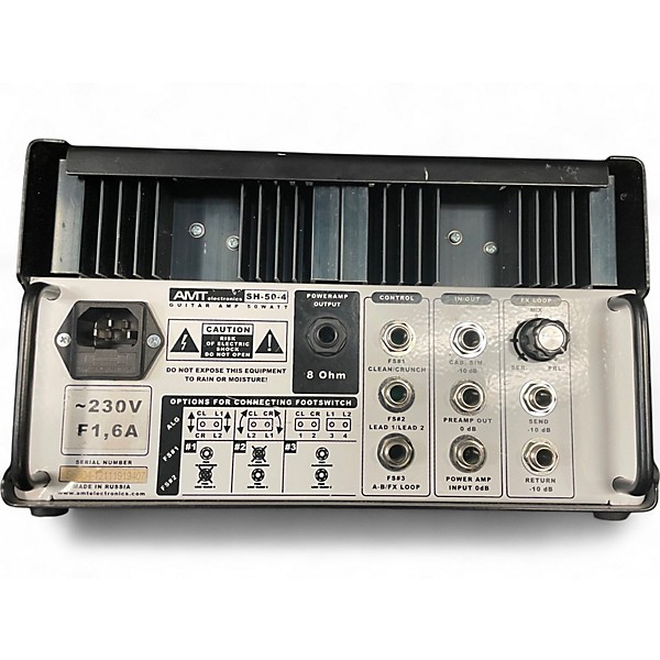 Used AMT Electronics STONEHEAD SH 50 4 Solid State Guitar Amp Head